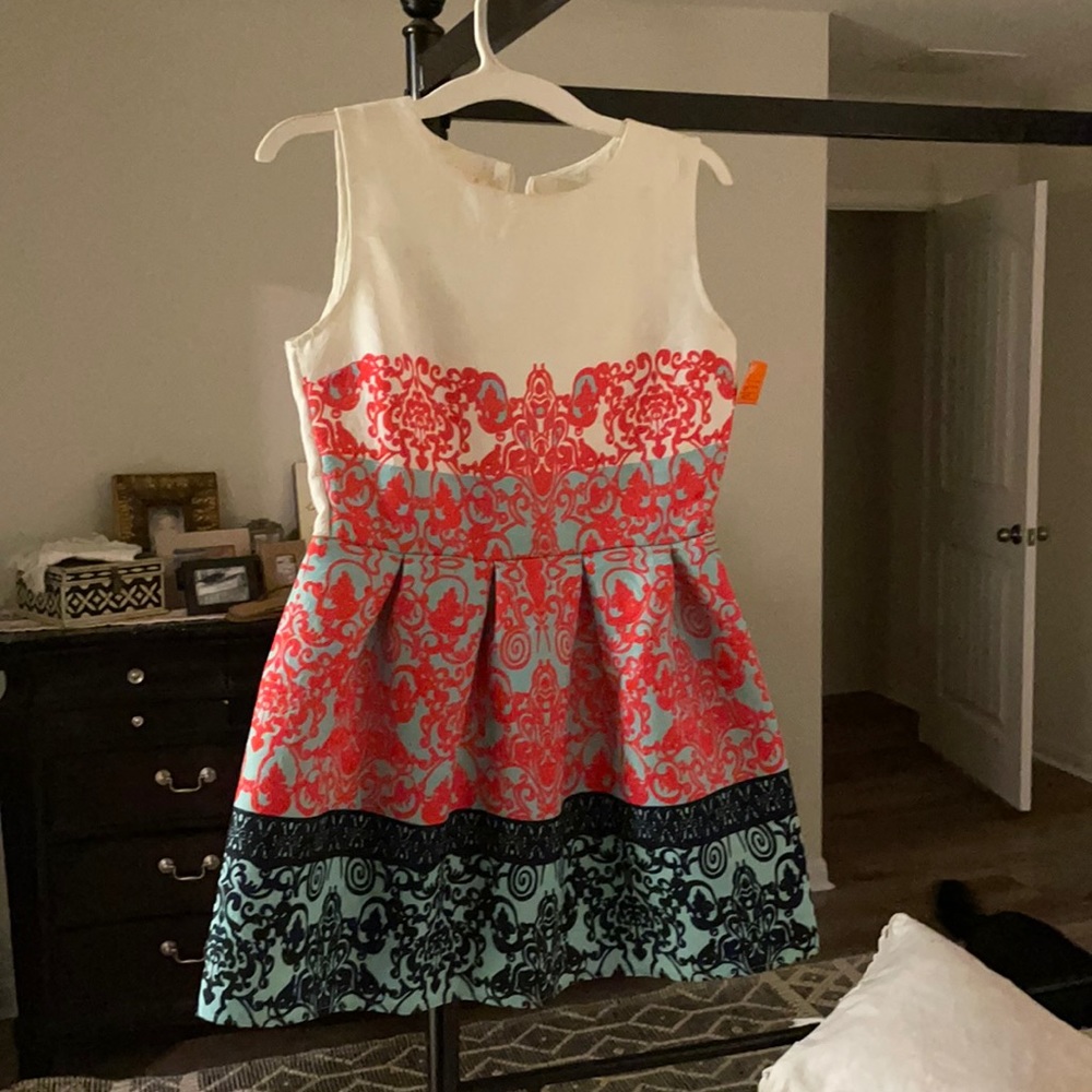 Fun brocade dress